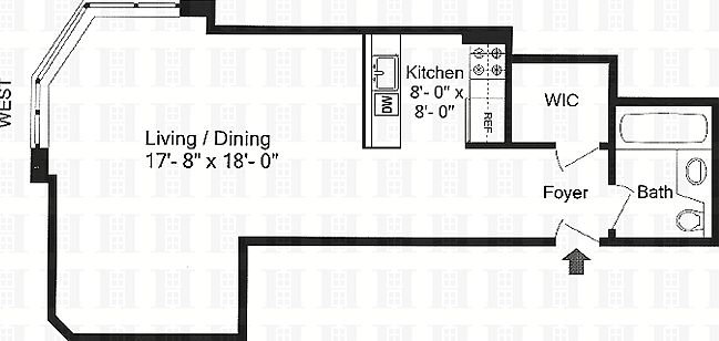 1st image of 201 W 72nd St APT 10I