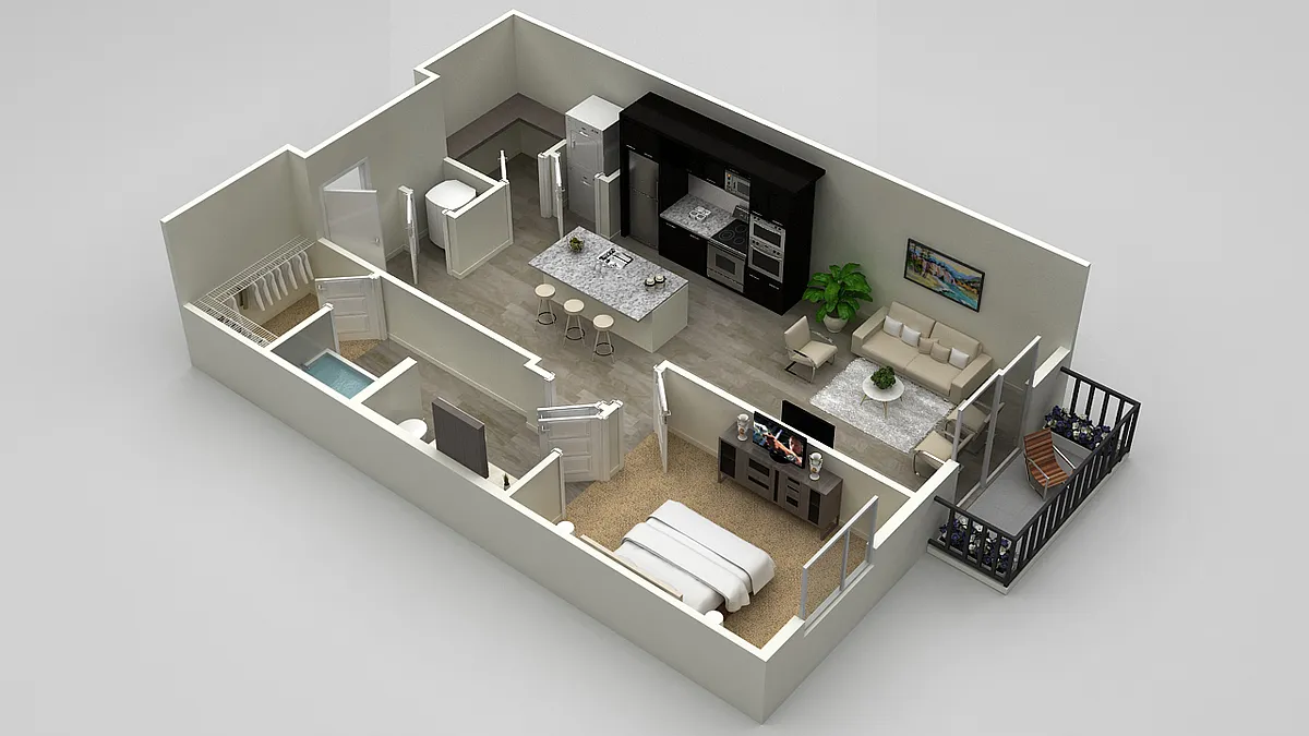 Floor plan A1B