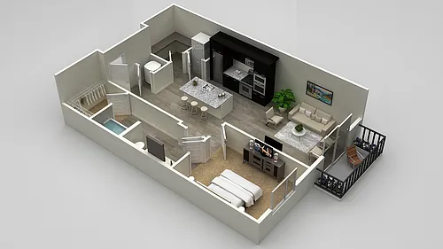 Floor plan A1B