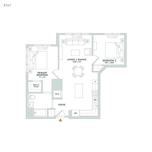 Floor plan B1M1