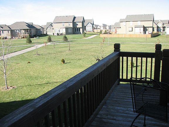 Open space in backyard