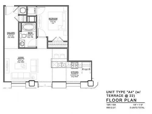Floor plan A4
