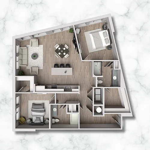 Floor plan 2BX