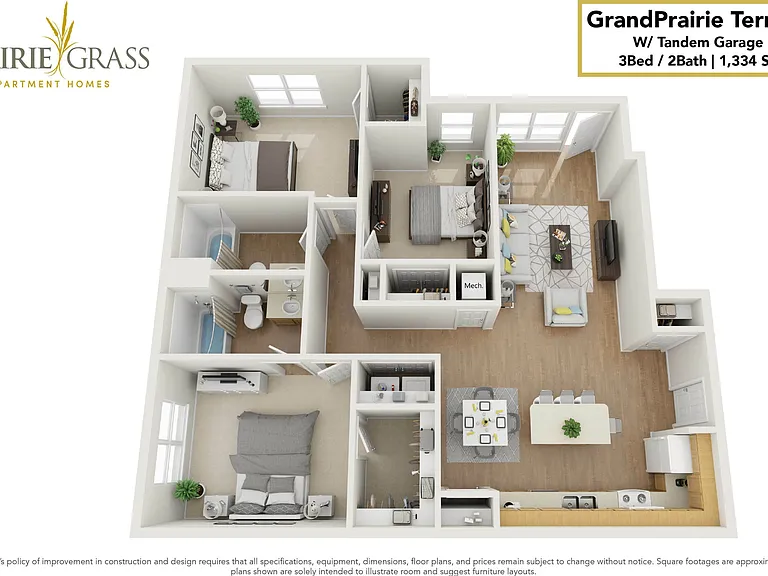 GRANDPRAIRIE TERRACE W/ TANDEM GARAGE GRANDPRAIRIE TERRACE W/ TANDEM GARAGE