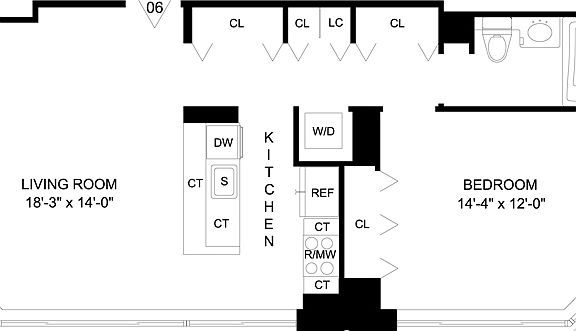 2nd image of 320 W 38th St APT 1906
