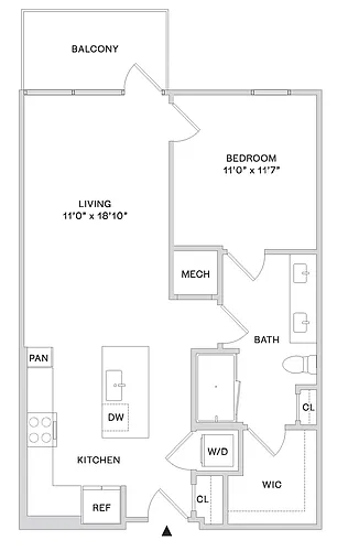 Floor plan A2B