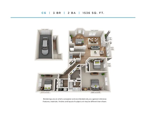 Floor plan CG