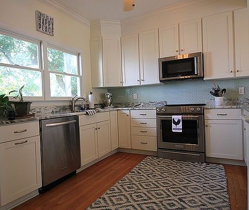 Newly remodeled kitchen