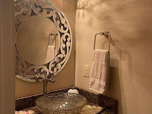 1/2 bath.