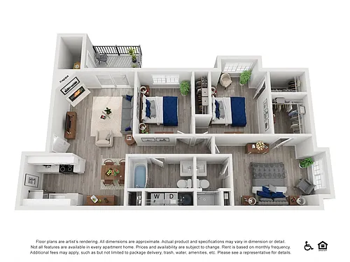Floor plan 3x2 Renovated