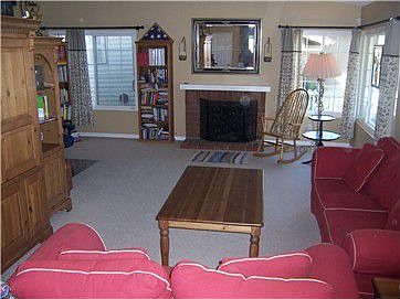 Living Room with Fireplace