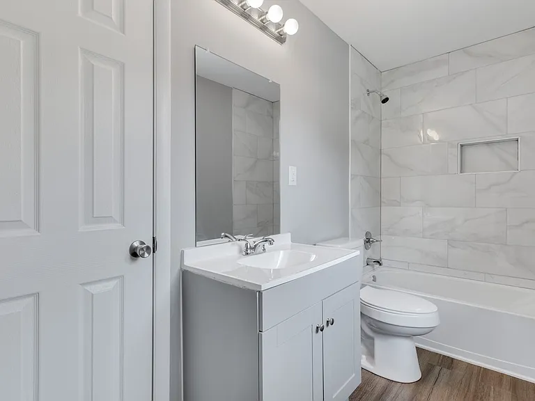 Master bath includes walk-in closet