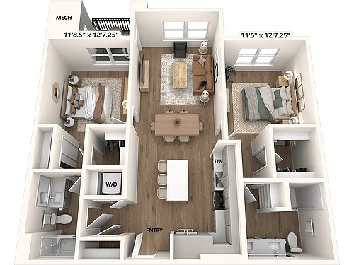 Floor plan BM08-1095-Scheme III