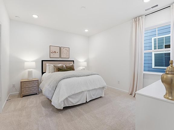 A representation of the secondary bedroom in the Grayson.