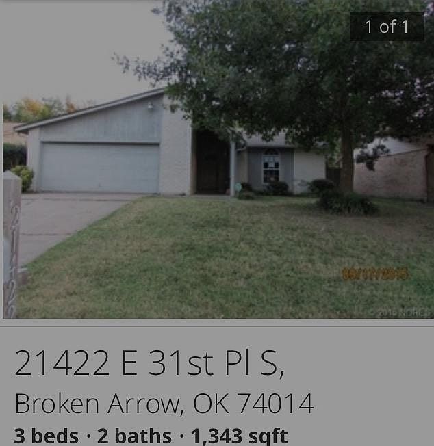 1st image of 21422 E 31st Pl S