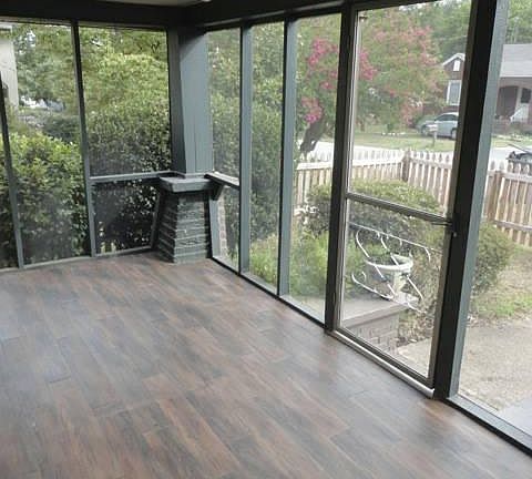 Screened front porch