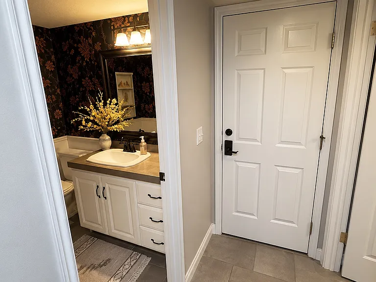half bath main floor