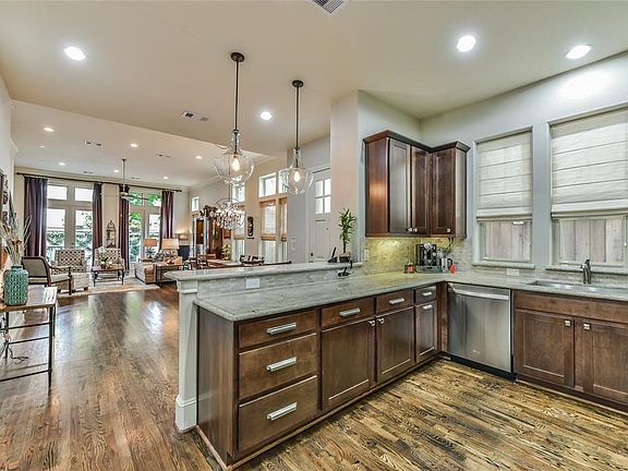 View of first floor from Kitchen to living area.