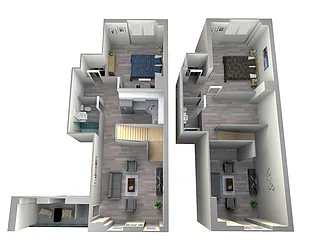 Rented by B & L Management