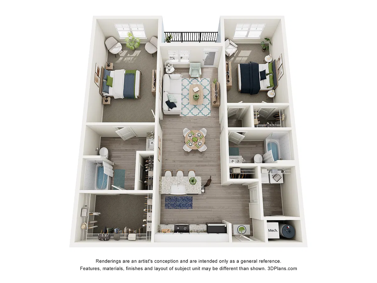 Floor plan The Harper