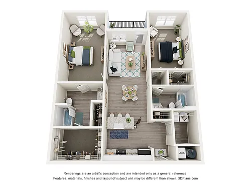 Floor plan The Harper