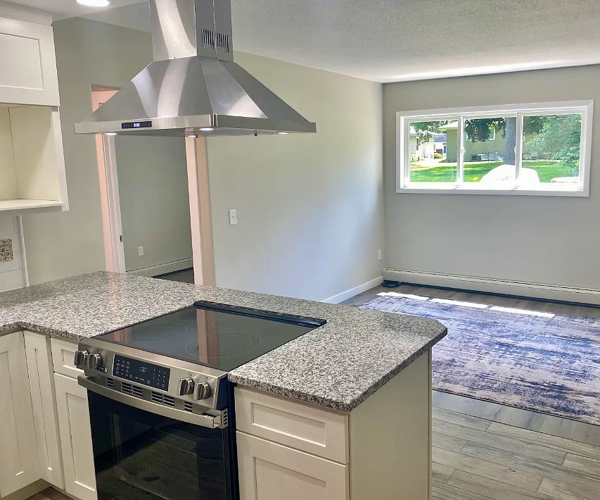 Kitchen and Living Room