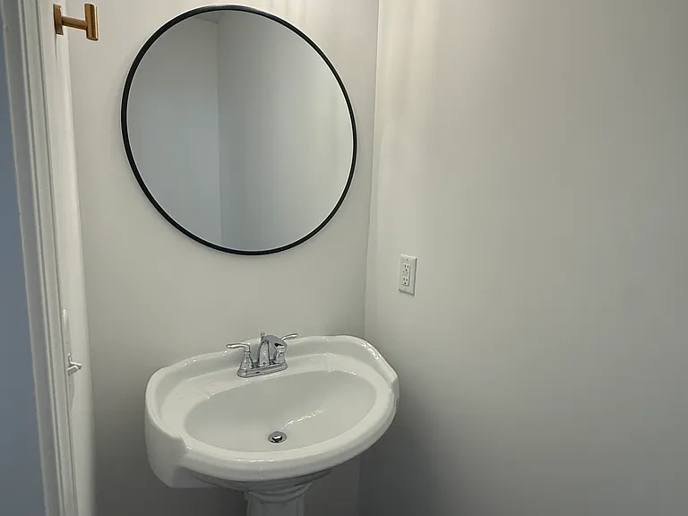 Convenient powder room on the main floor