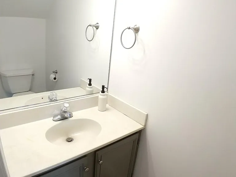 Downstairs half bath