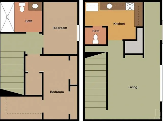 Floor plan The Pinyon - Upgraded