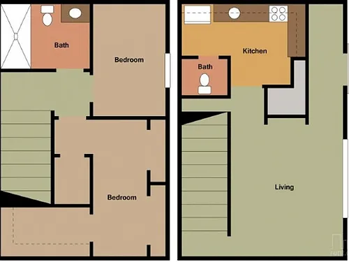 Floor plan The Pinyon - Upgraded