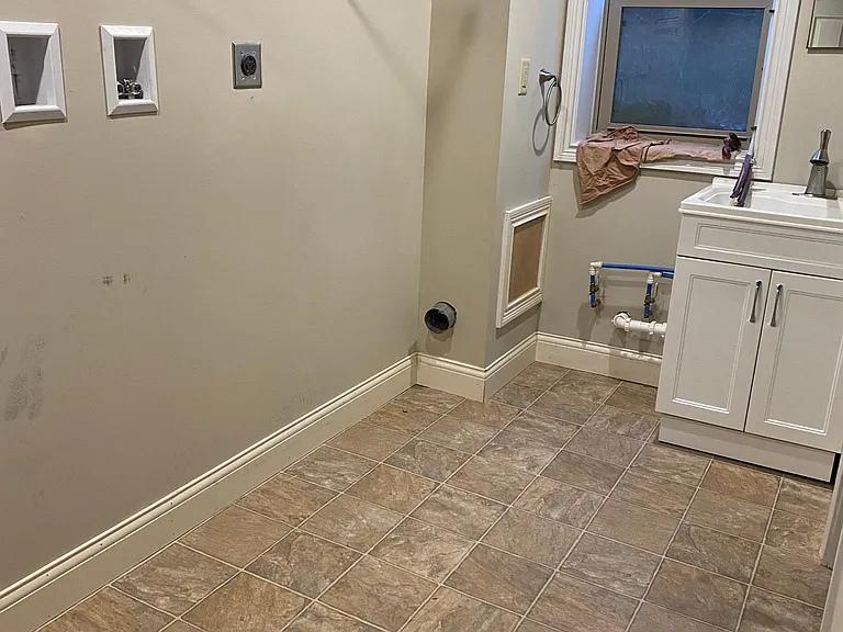 Laundry--there is a laundry chute