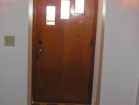 front entry to living room