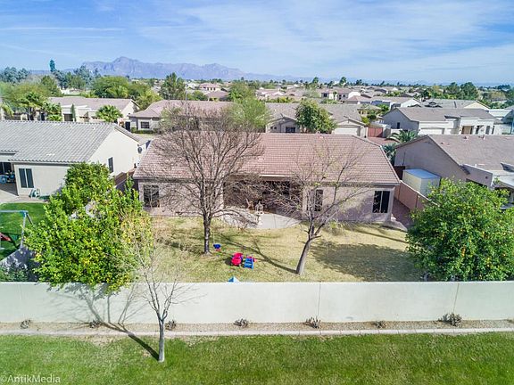 Large private backyard
