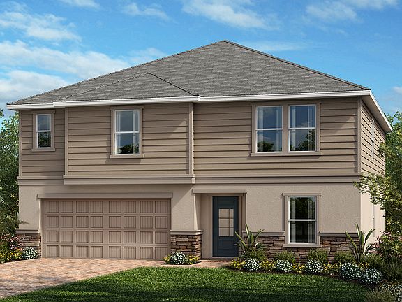 Exterior E with optional stone