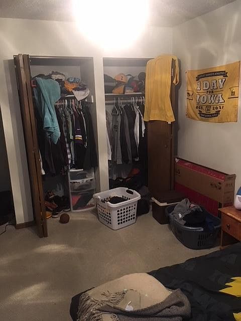 Both pictures are of the bedroom space. 