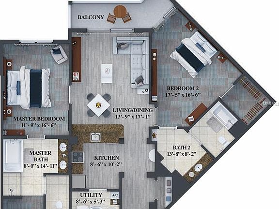 2nd image of 14501 Grove Resort Ave #1420