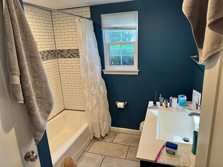 main bathroom with tub