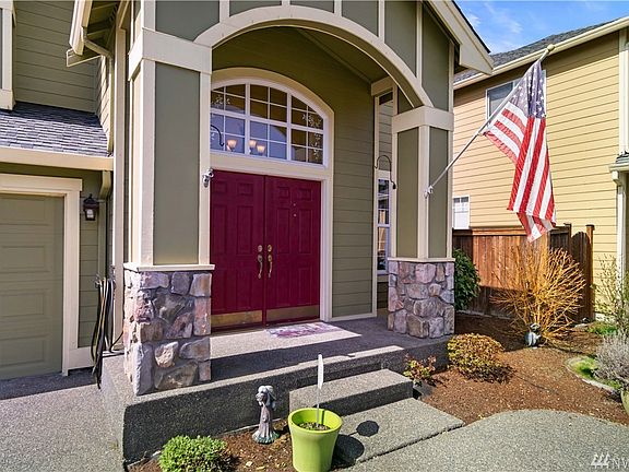 Warmly greet your guests through the double door entry of your new home!