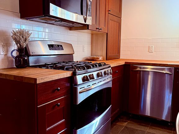 kitchen with gas stove