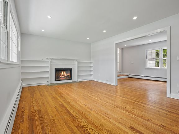 Living Room with Fireplace/Entry to Dining Area