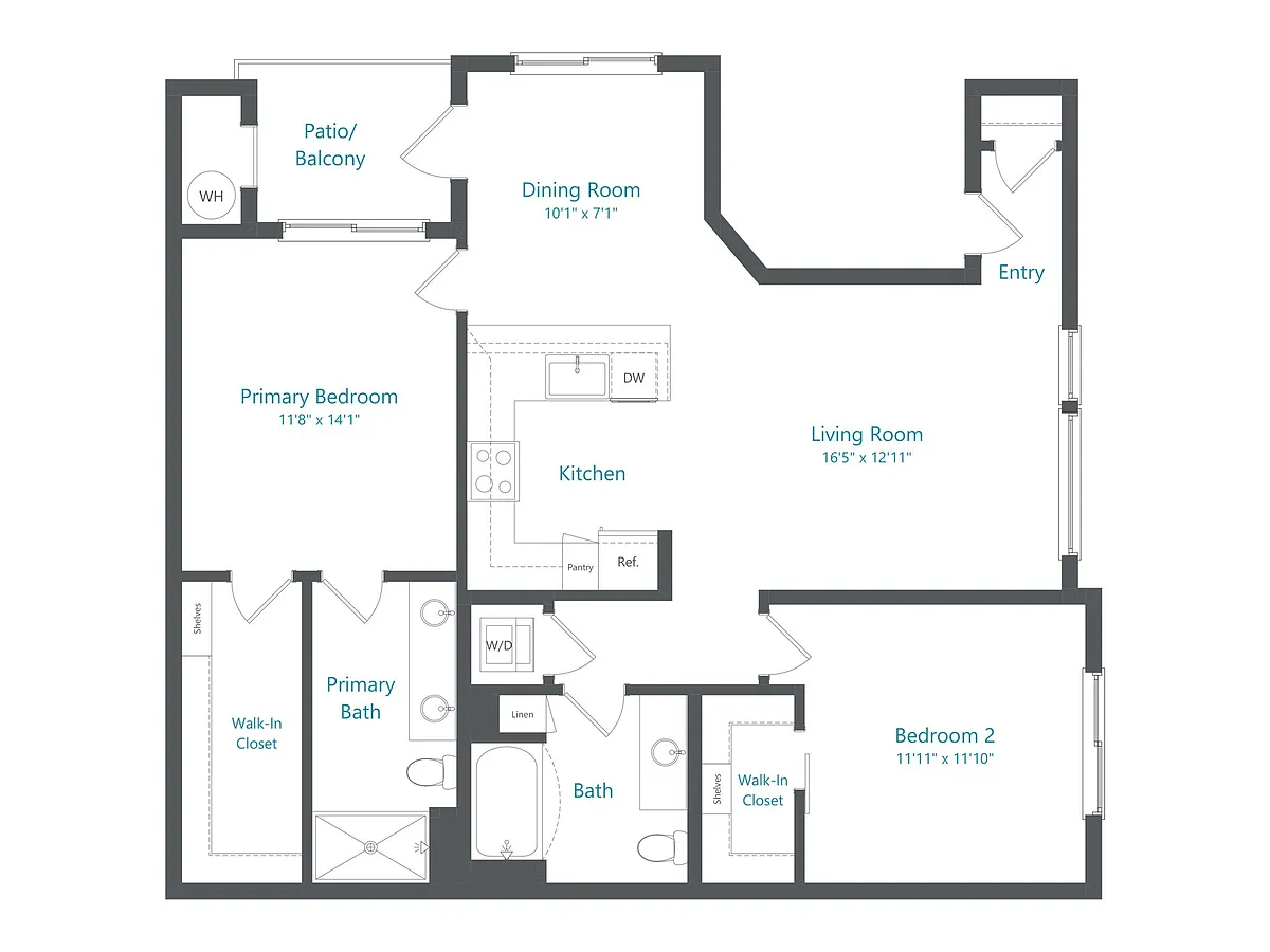 Floor plan 2x2-View (B5)