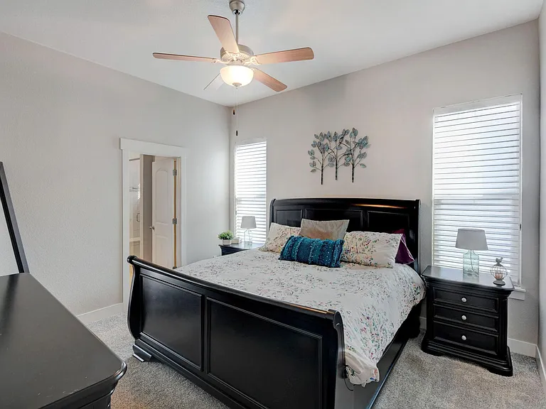 Master Bedroom with Large Windows on Both Sides - Main Floor