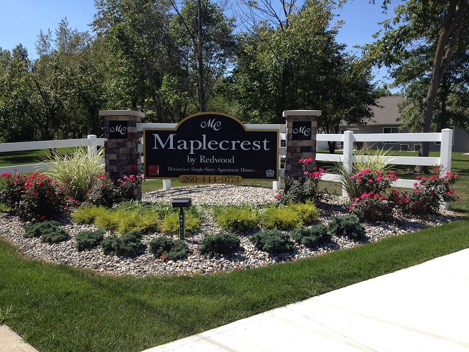 Entrance off of Maplecrest Road