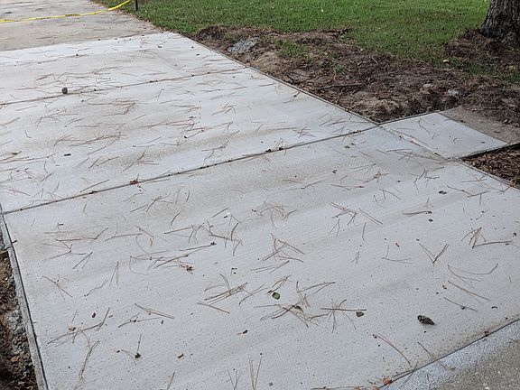 Fixed Cracked Driveway