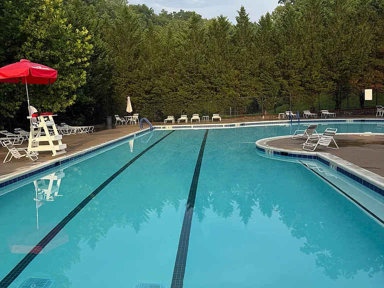 The community swimming pool