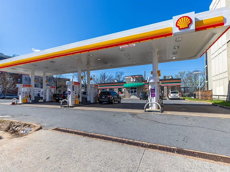 Gas station nearby