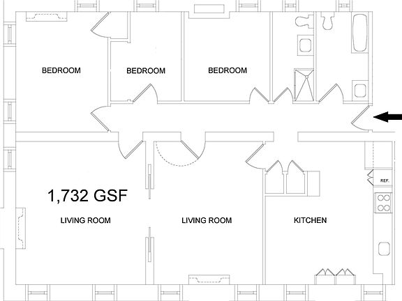 2nd image of 100 W 76th St APT 5S