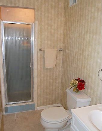 tiled glass shower