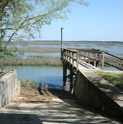 View of Boat Ramp and Dock Walkway