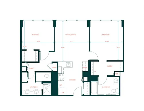 Floor plan B2